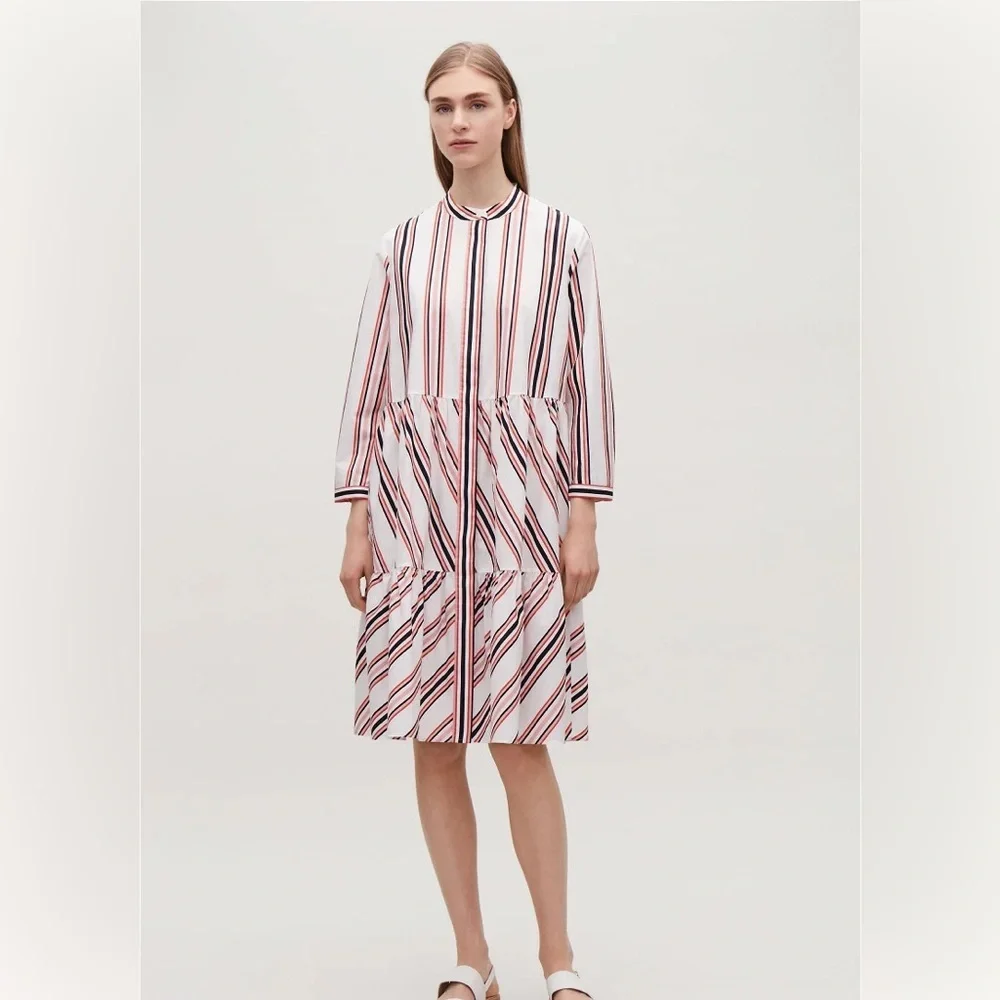 COS
Striped Cotton Dress - Picture 1 of 12